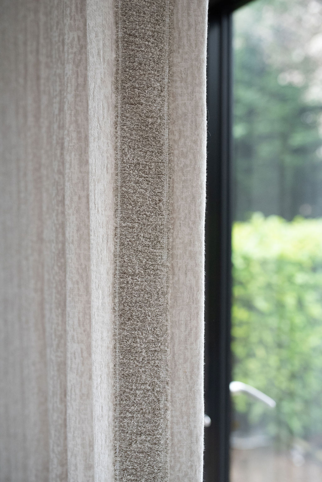 close up image of luxurious curtains
