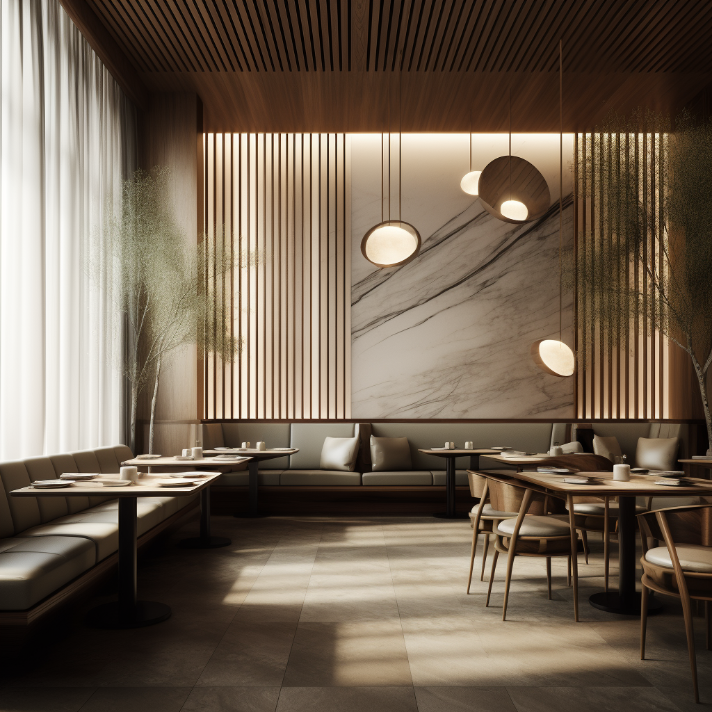 Commercial Interior Designers Portfolio Image of a Restaurant